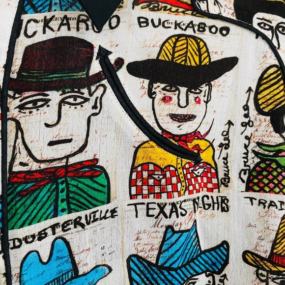 Double D Ranch RARE Cowpoke U Collaboration 2 PC Western Cowboy Skirt Set Sz XL - Picture 9 of 16